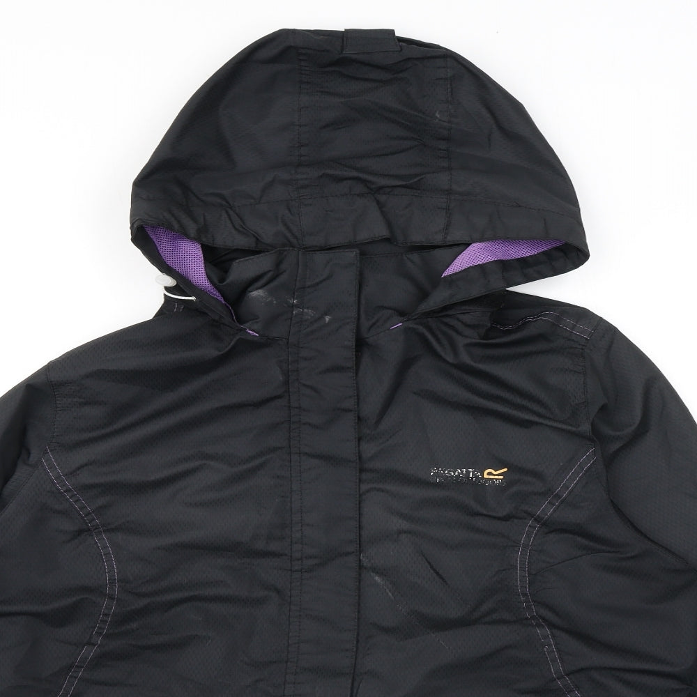Regatta Womens Black Anorak Coat Size 20 Zip