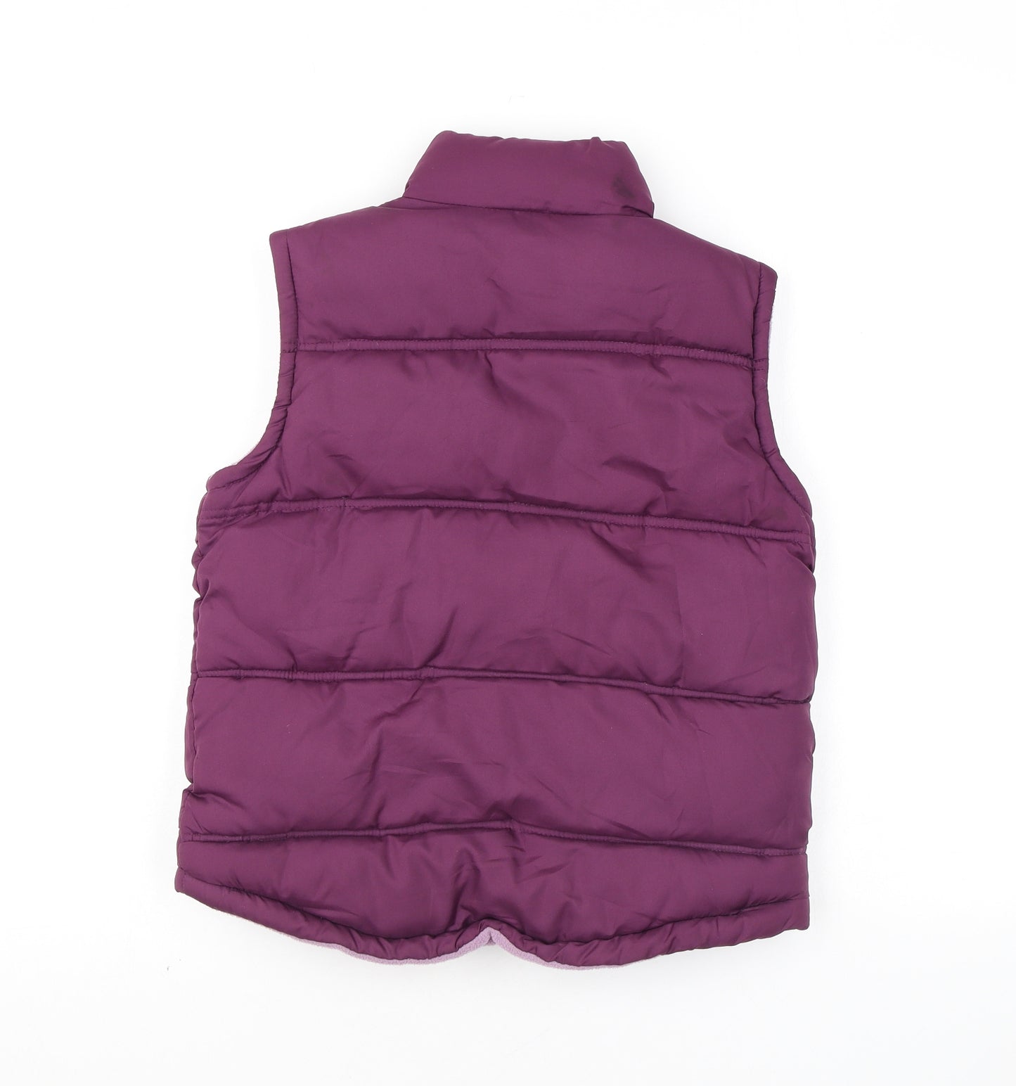 Brotes Womens Purple Gilet Coat Size 14 Zip