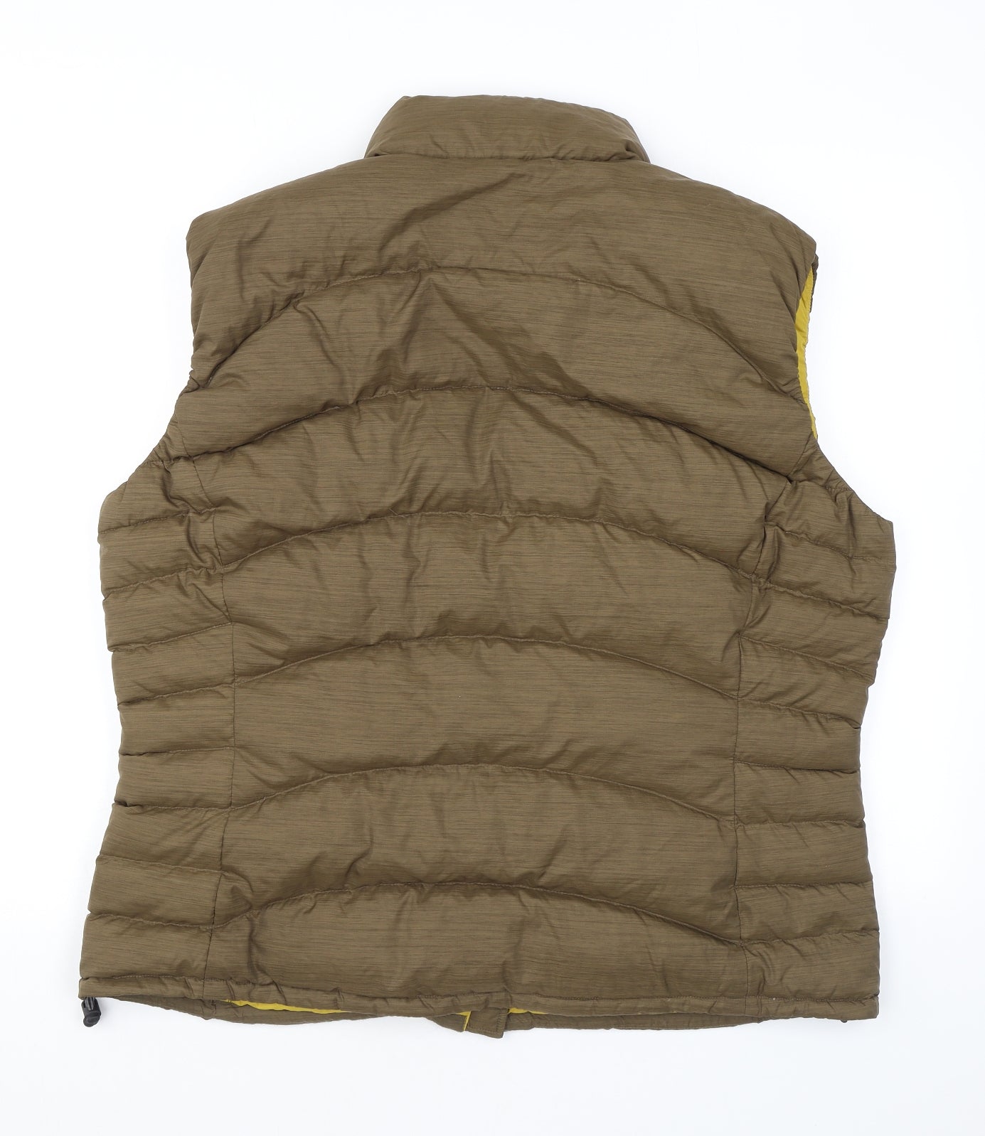 Mountain Equipment Womens Brown Gilet Coat Size 16 Zip