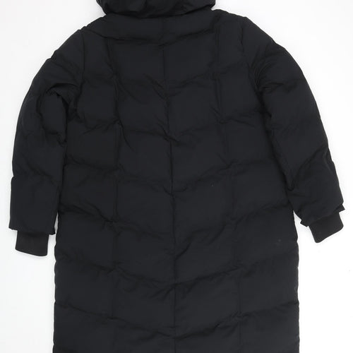 Marks and Spencer Womens Black Puffer Jacket Jacket Size 16 Zip