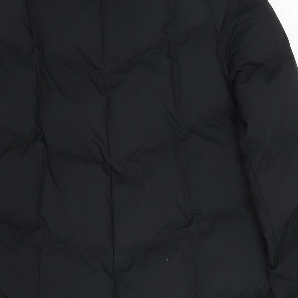 Marks and Spencer Womens Black Puffer Jacket Jacket Size 16 Zip