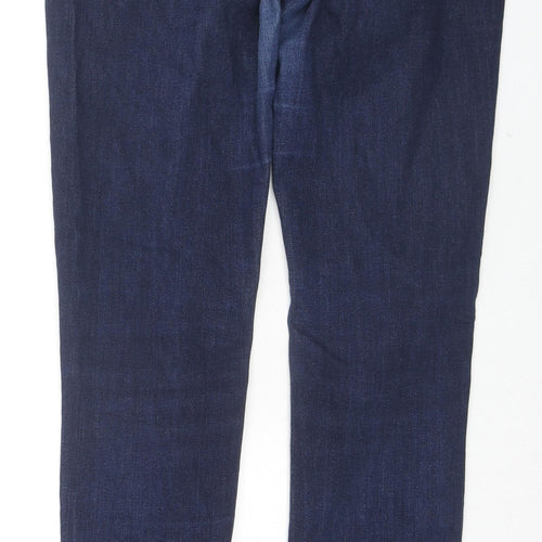 Levi's Womens Blue Cotton Skinny Jeans Size 28 in L32 in Regular Zip