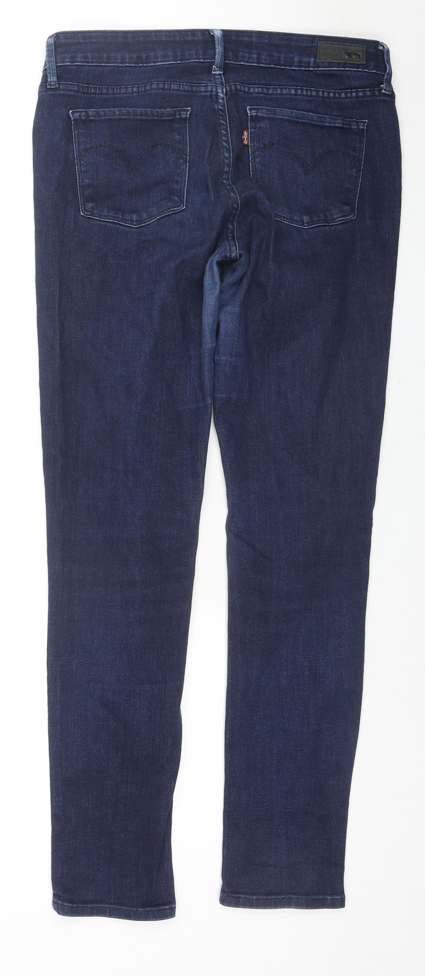 Levi's Womens Blue Cotton Skinny Jeans Size 28 in L32 in Regular Zip