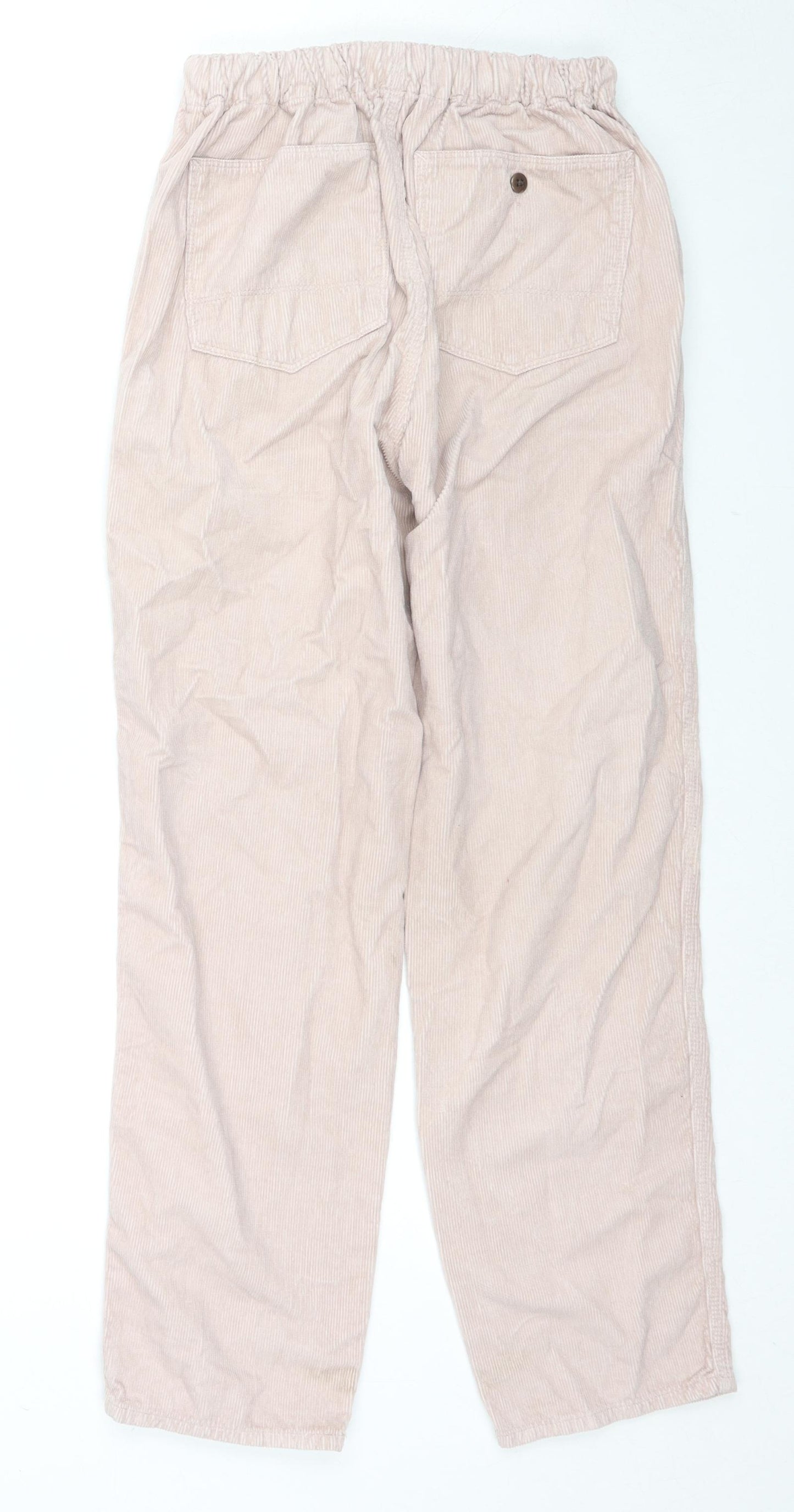 Betterose Womens Pink Cotton Trousers Size 4 L27 in Regular Drawstring - Label Size 0