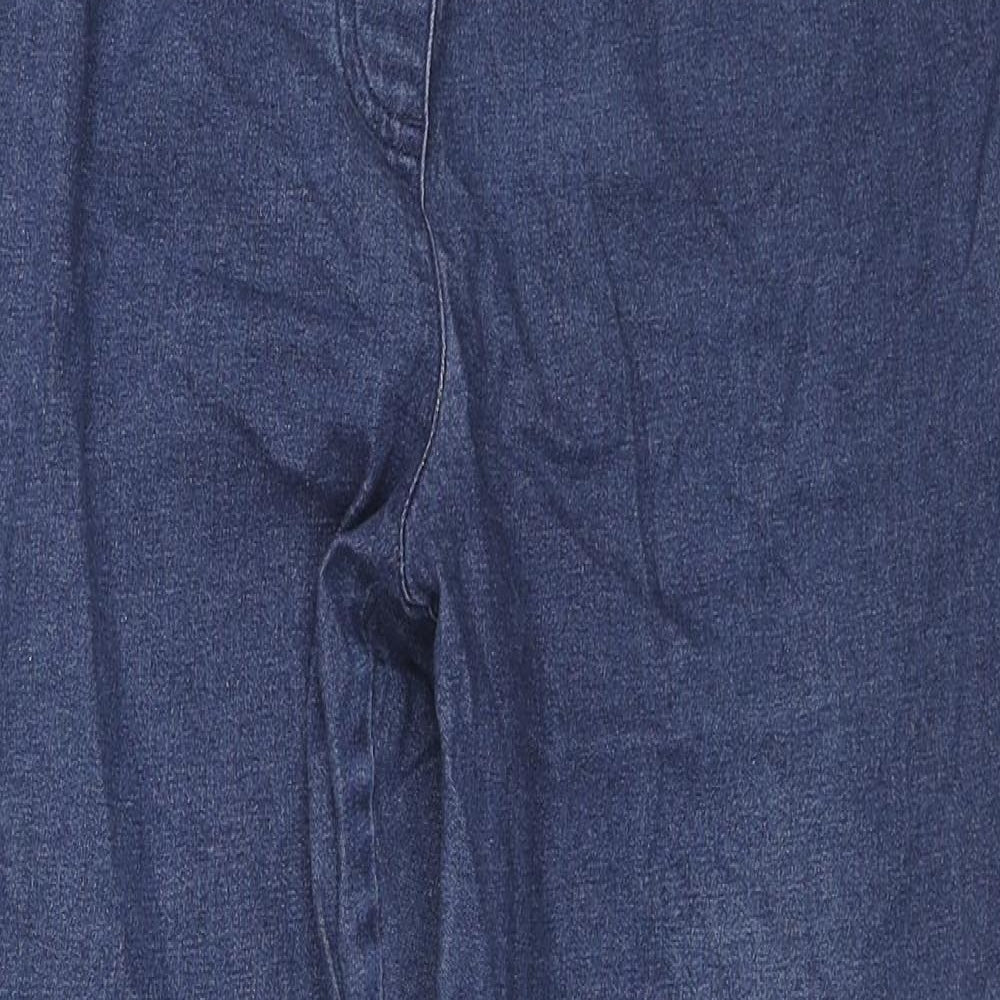 Cotton Traders Womens Blue Cotton Jegging Jeans Size 16 L21 in Regular