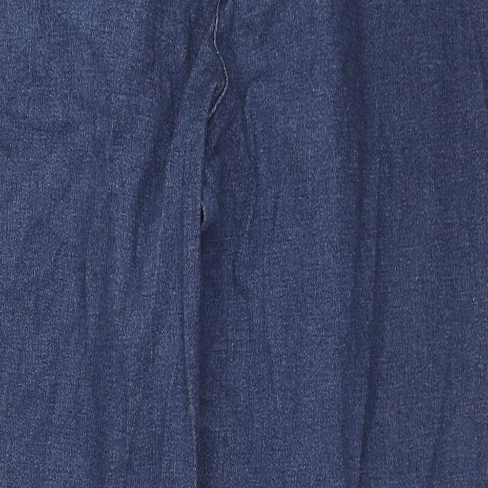 Cotton Traders Womens Blue Cotton Jegging Jeans Size 16 L21 in Regular