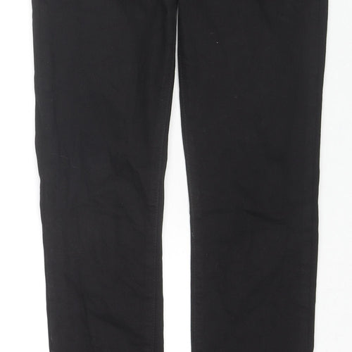 Wrangler Womens Black Cotton Skinny Jeans Size 28 in L33 in Regular Zip