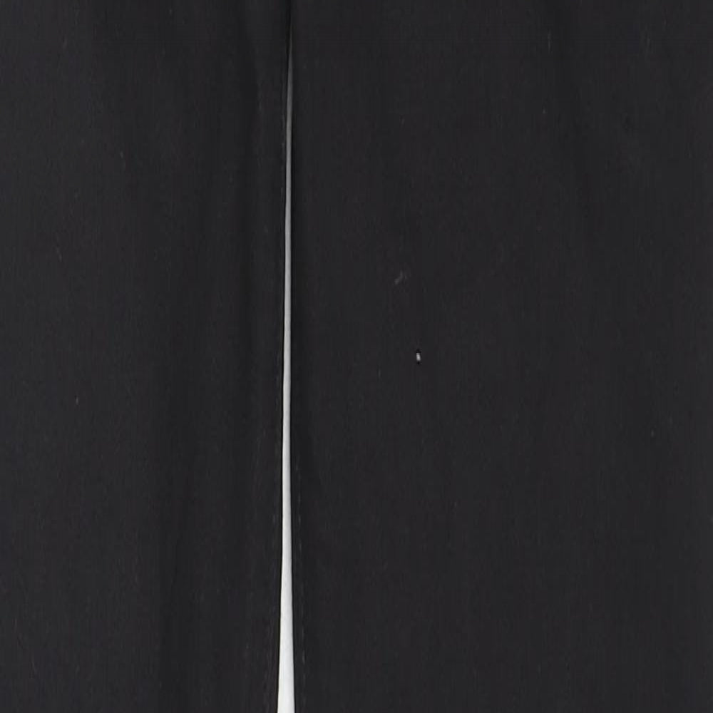 Wrangler Womens Black Cotton Skinny Jeans Size 28 in L33 in Regular Zip