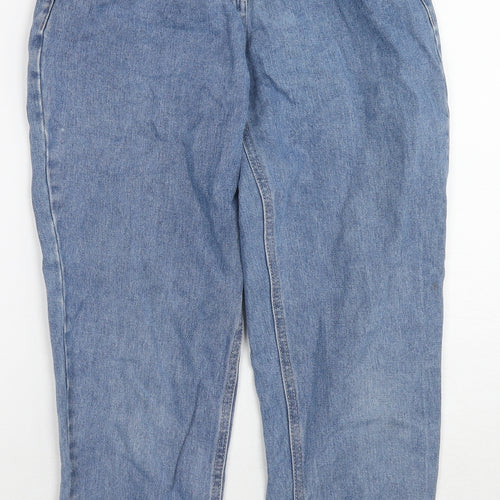 Matalan Girls Blue Cotton Skinny Jeans Size 11 Years L23 in Regular Zip