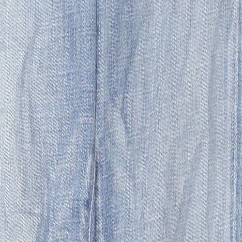 Jerome Dahan Womens Blue Cotton Bootcut Jeans Size 28 in L27 in Regular Zip