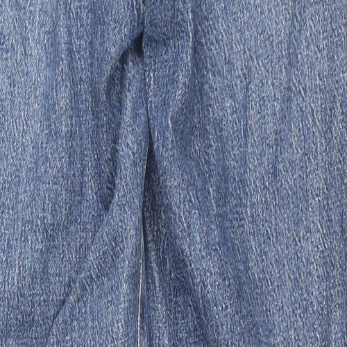 VERO MODA Womens Blue Cotton Straight Jeans Size 28 in L32 in Regular Zip