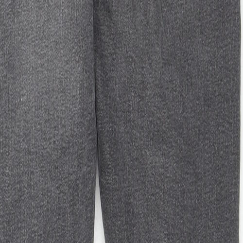 NEXT Womens Black Cotton Skinny Jeans Size 10 L27 in Regular Zip