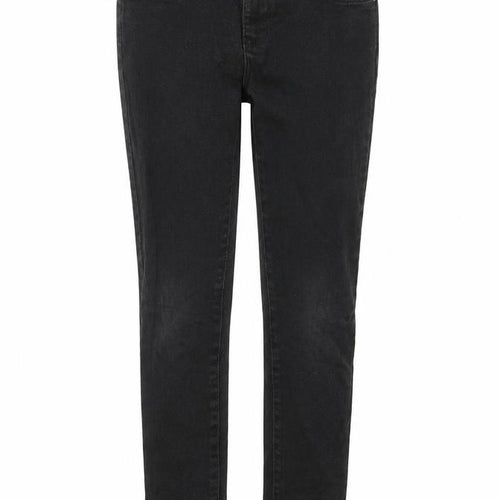 Denim & Co. Girls Blue Cotton Skinny Jeans Size 9-10 Years L24 in Regular Zip