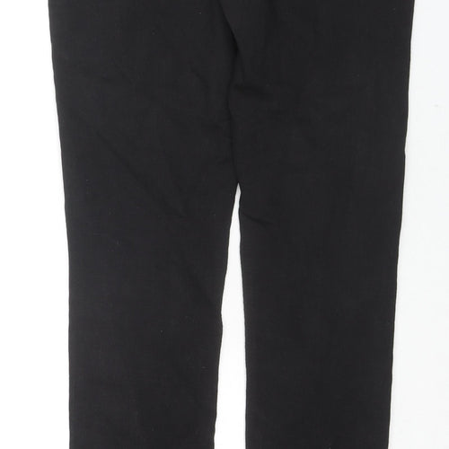 Denim & Co. Womens Black Cotton Skinny Jeans Size 12 L29 in Regular Zip