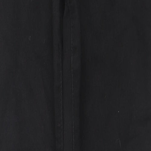 Denim & Co. Womens Black Cotton Skinny Jeans Size 12 L29 in Regular Zip