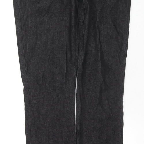 Basic Collection Womens Black Cotton Jegging Jeans Size 12 L31 in Regular Zip