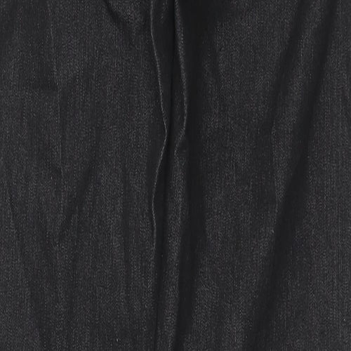 Basic Collection Womens Black Cotton Jegging Jeans Size 12 L31 in Regular Zip