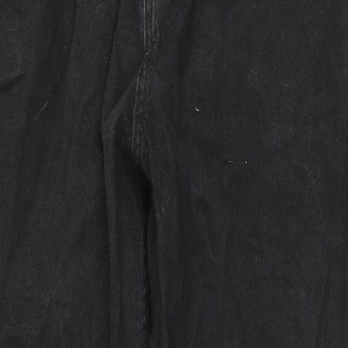 Denim & Co. Womens Blue Cotton Straight Jeans Size 18 L27 in Regular Zip