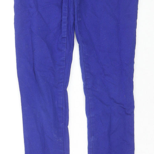 Lefties Girls Blue Cotton Jegging Jeans Size 11-12 Years L25 in Regular Zip