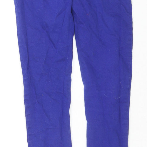 Lefties Girls Blue Cotton Jegging Jeans Size 11-12 Years L25 in Regular Zip