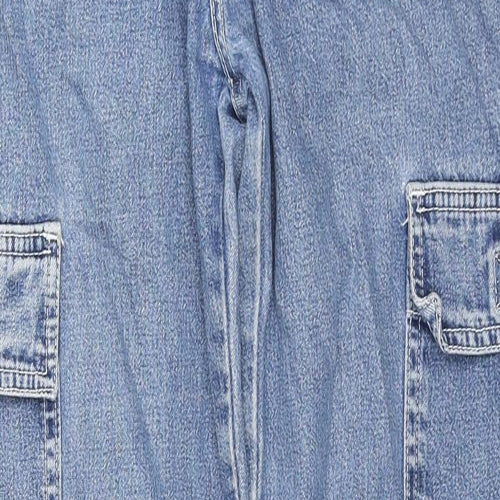 Gap Womens Blue Cotton Flared Jeans Size 10 L32 in Regular Zip