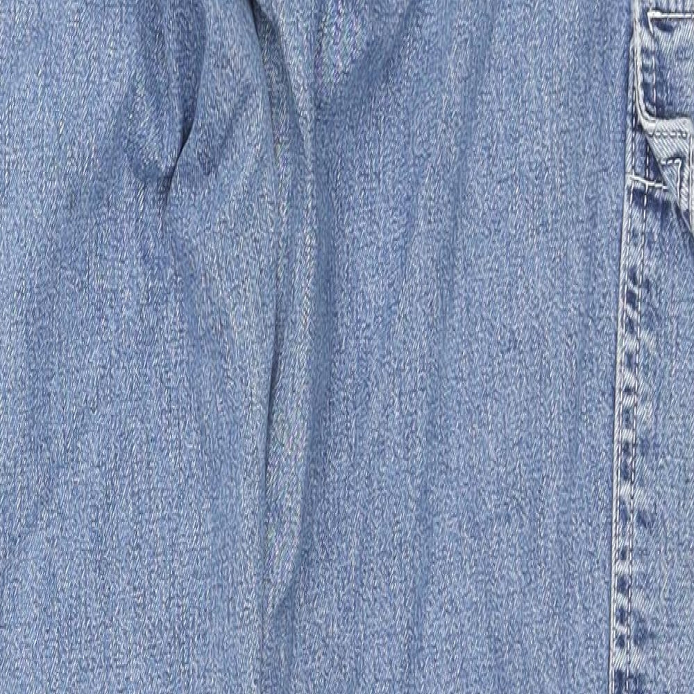 Gap Womens Blue Cotton Flared Jeans Size 10 L32 in Regular Zip