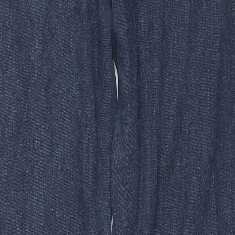 George Boys Blue Cotton Straight Jeans Size 13-14 Years L29 in Regular Zip