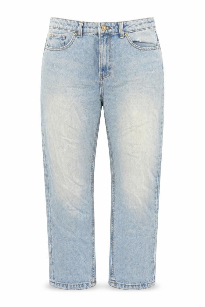 Only Womens Blue Cotton Straight Jeans Size 32 in L28 in Regular Zip
