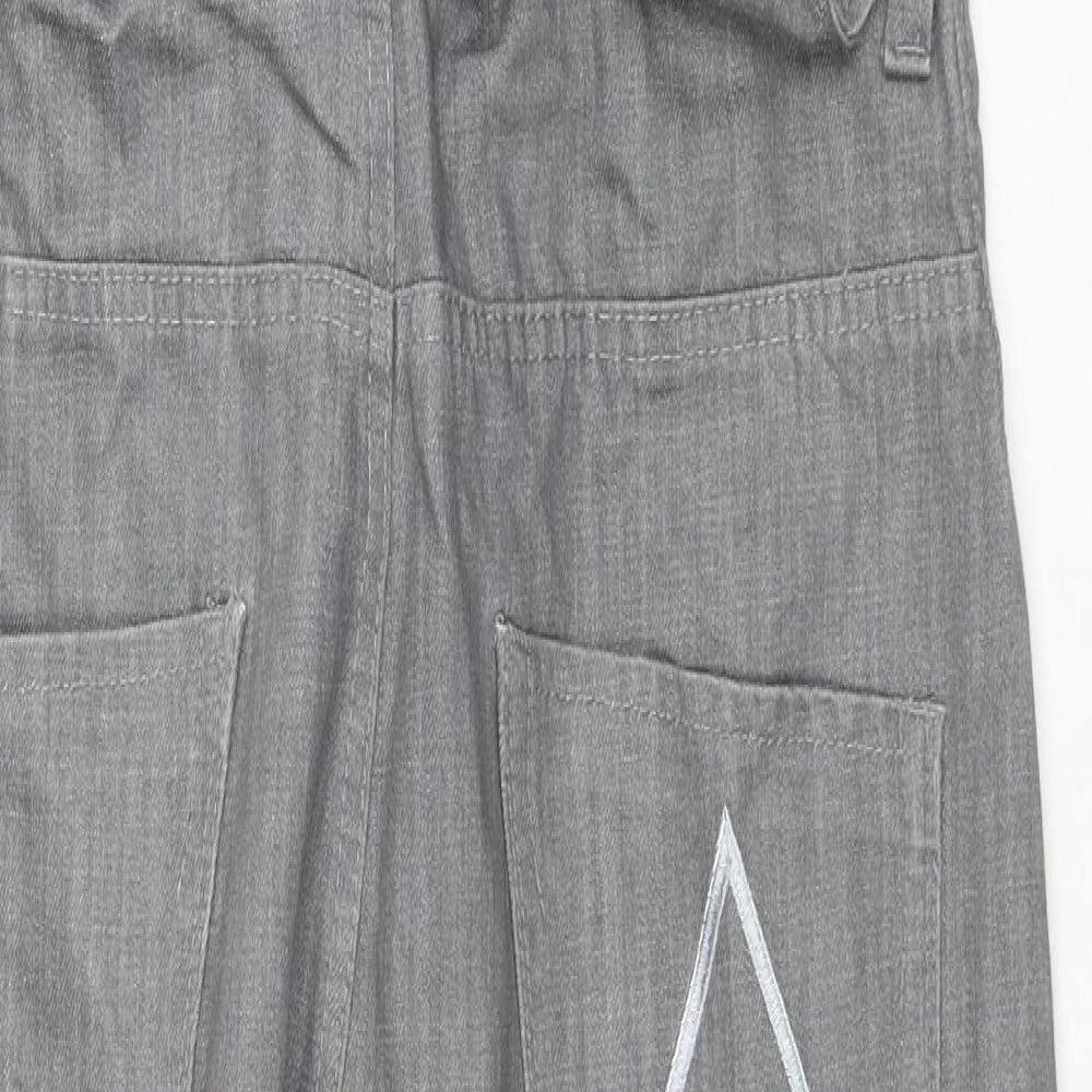 Aqua Mens Grey Cotton Tapered Jeans Size 34 in L29 in Regular Zip - Dungaree