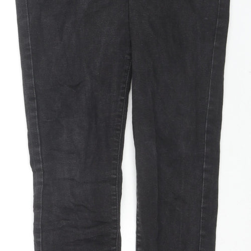 Denim & Co. Womens Black Cotton Skinny Jeans Size 14 L28 in Regular Zip