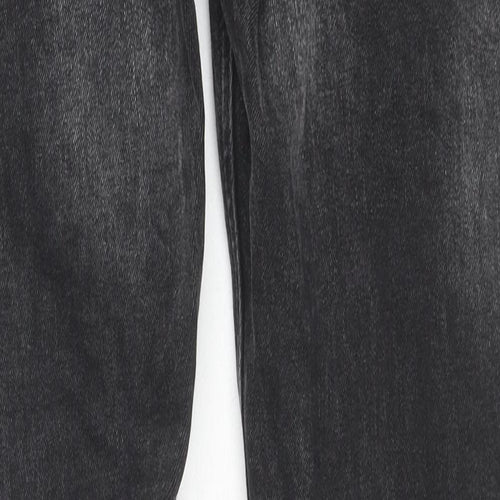 NEXT Mens Black Cotton Skinny Jeans Size 30 in L29 in Regular Zip