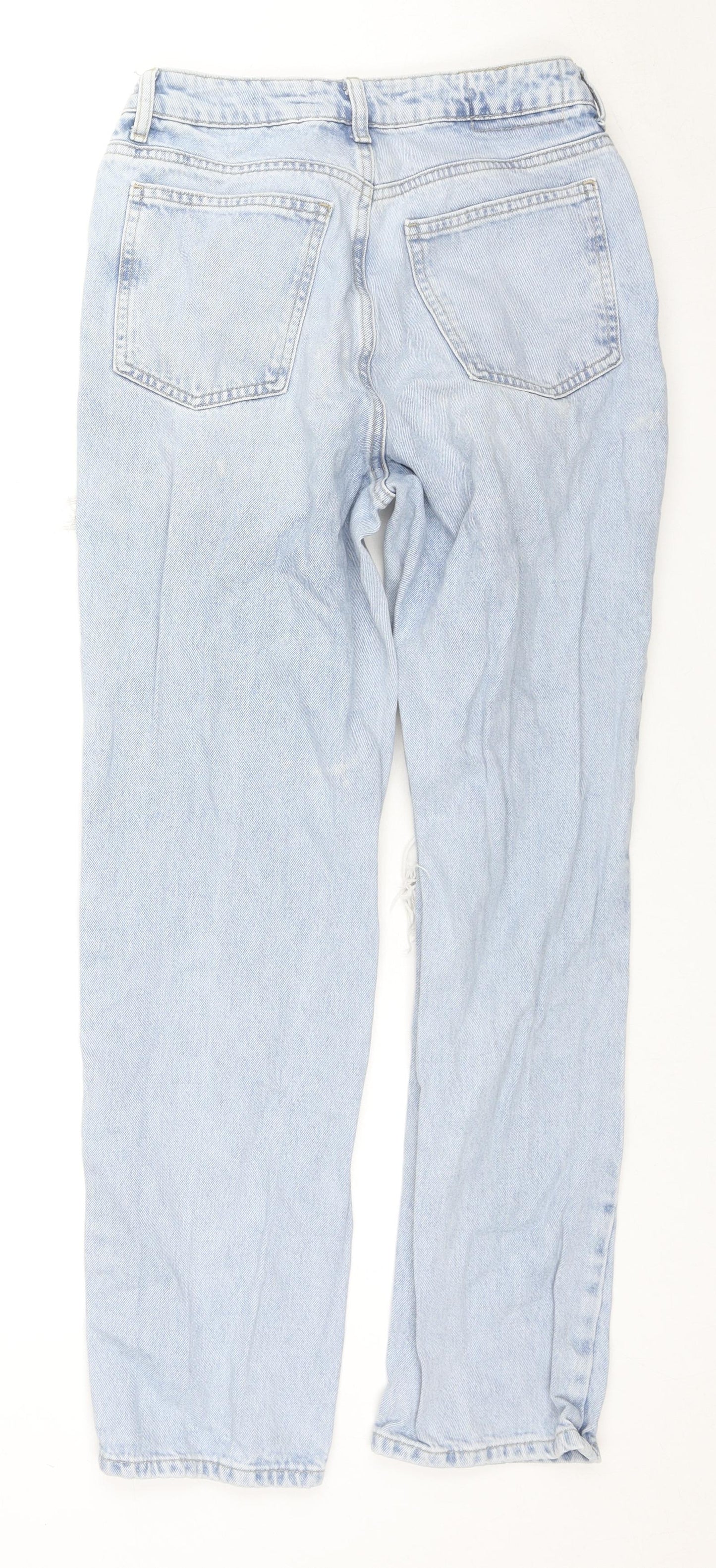 Denim & Co. Womens Black Cotton Skinny Jeans Size 10 L28 in Regular Zip