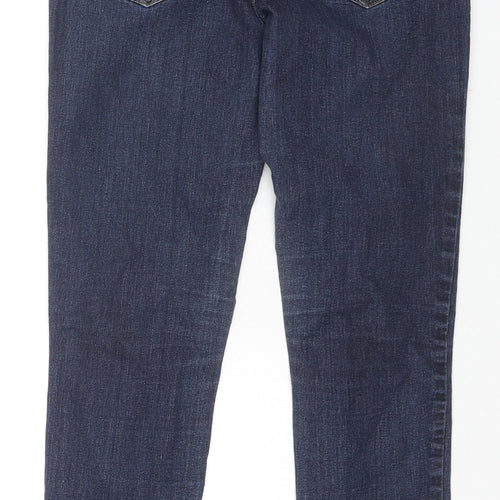 Yes Yes Womens Blue Cotton Skinny Jeans Size 10 L27 in Regular Zip