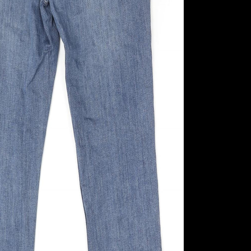 LCW Mens Blue Cotton Straight Jeans Size 34 in L30 in Regular Zip