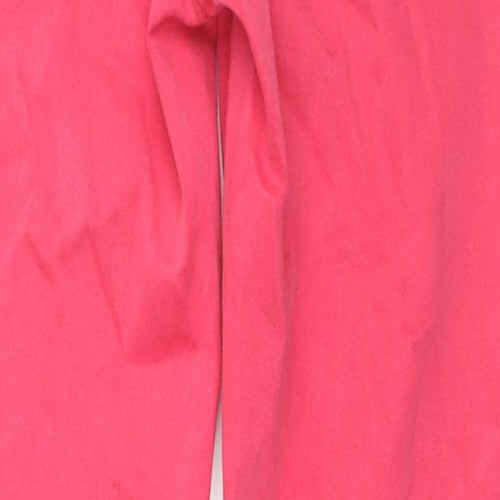 Marks and Spencer Womens Pink Cotton Skinny Jeans Size 10 L27 in Regular Zip
