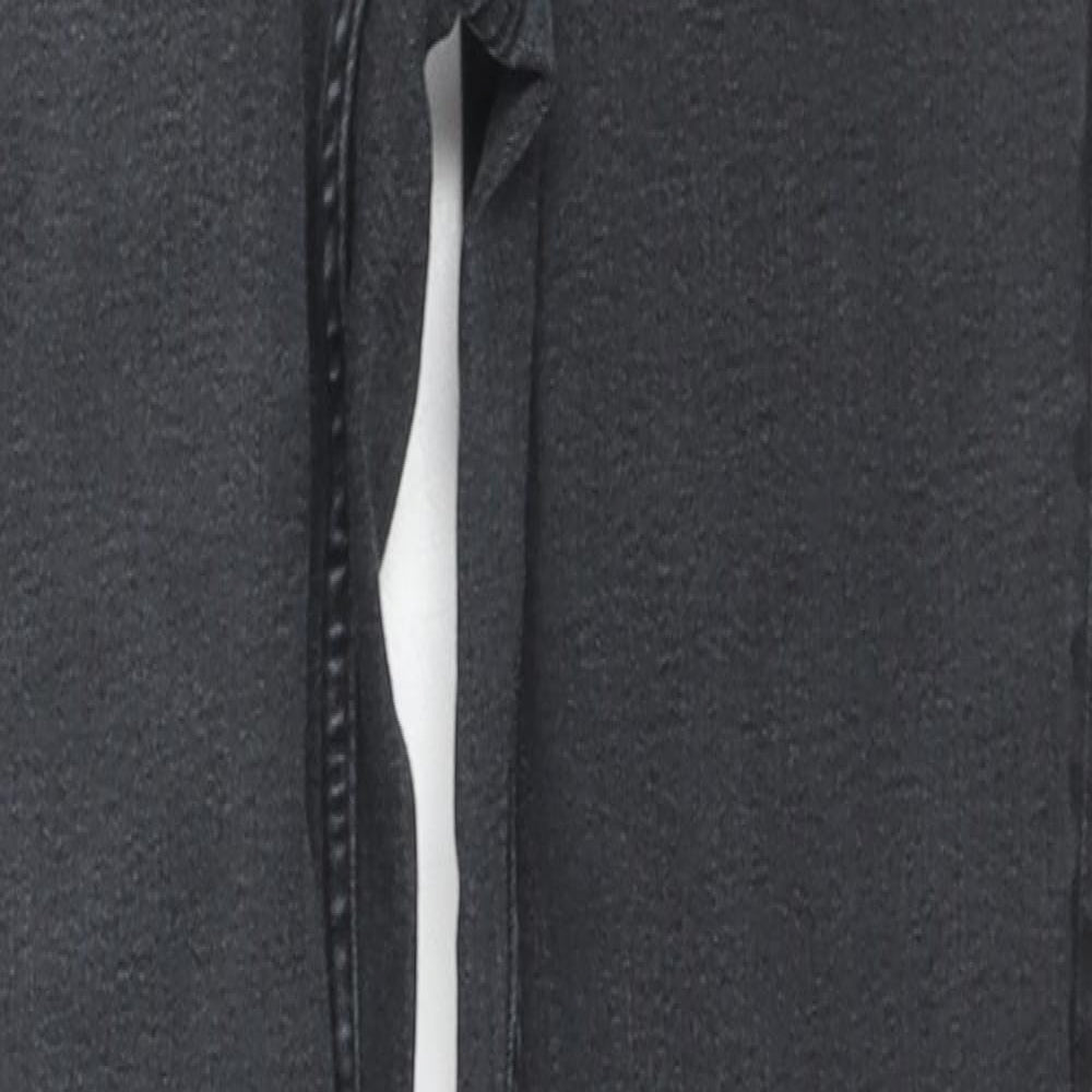 Denim & Co. Womens Black Cotton Skinny Jeans Size 8 L29 in Regular Zip