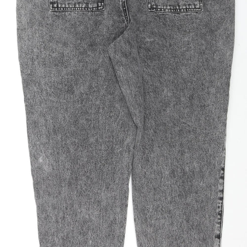 TU Womens Grey Cotton Jegging Jeans Size 16 L28 in Regular Drawstring - Jogger