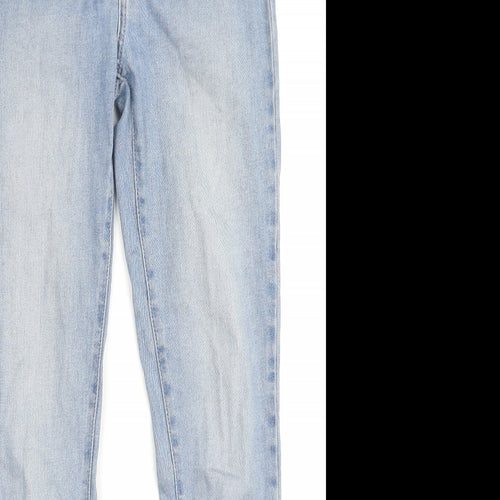 Levi's Womens Blue Cotton Skinny Jeans Size 28 in L29 in Regular Zip