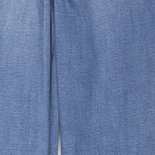 TU Womens Blue Cotton Skinny Jeans Size 16 L29 in Regular Zip
