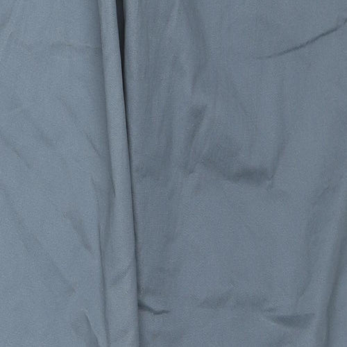 NEXT Mens Blue Cotton Trousers Size 34 in L30 in Regular Button
