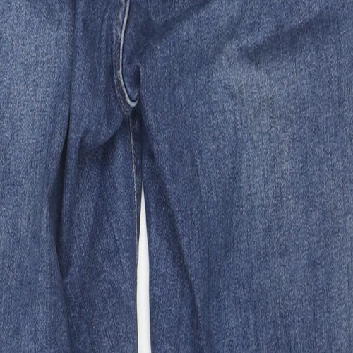 Never Denim Mens Blue Cotton Skinny Jeans Size S L28 in Regular Zip