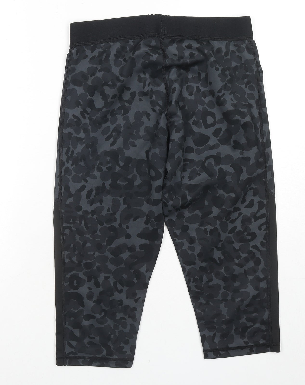 adidas Womens Grey Camouflage Polyester Pedal Pusher Leggings Size M L16 in Regular Pullover