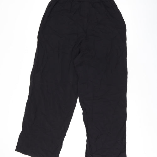 Clockhouse Womens Black Polyester Trousers Size 12 L27 in Regular