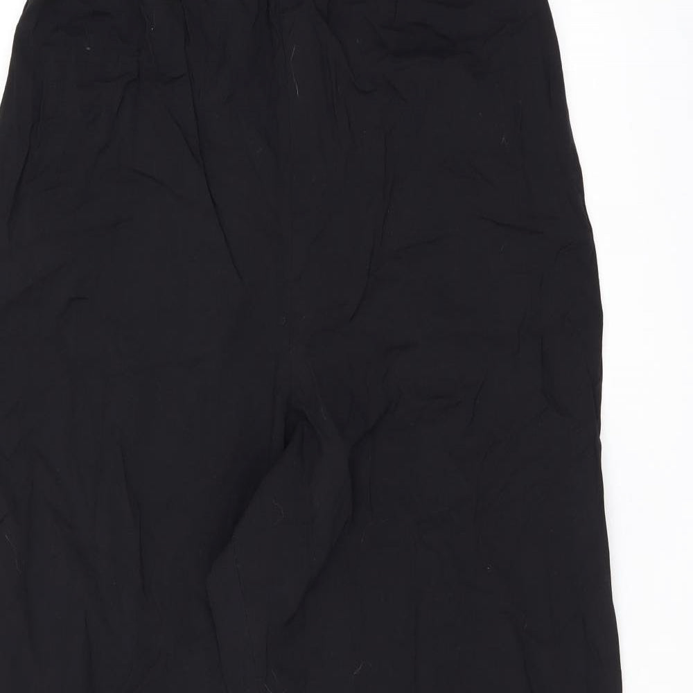Clockhouse Womens Black Polyester Trousers Size 12 L27 in Regular