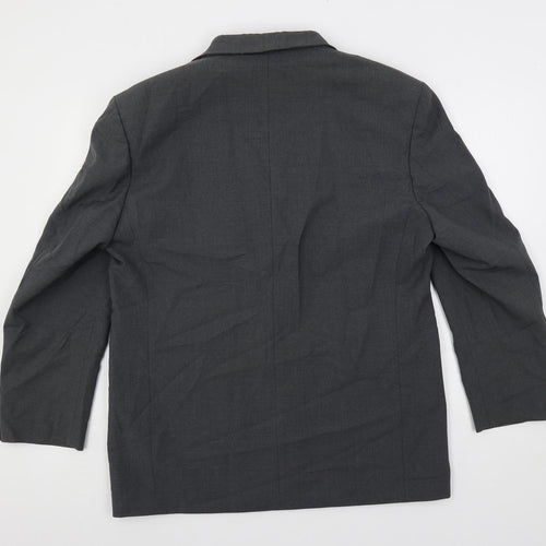 Marks and Spencer Mens Grey Polyester Jacket Suit Jacket Size 42 Regular
