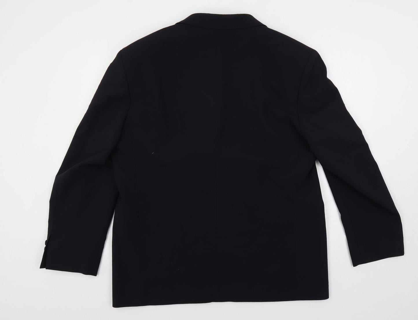 Marks and Spencer Mens Blue Polyester Jacket Suit Jacket Size 44 Regular