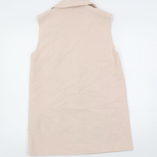Oasis Womens Pink Jacket Waistcoat Size 12 - Open