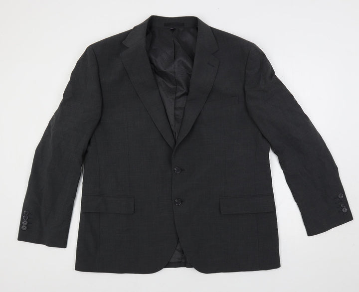 Marks and Spencer Mens Grey Wool Jacket Suit Jacket Size 44 Regular