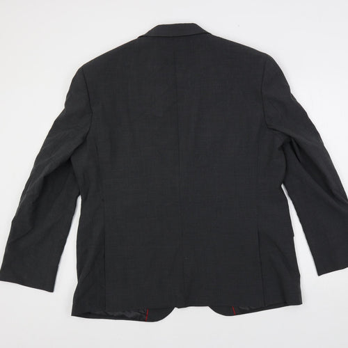 Marks and Spencer Mens Grey Wool Jacket Suit Jacket Size 44 Regular