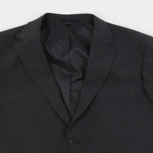 Marks and Spencer Mens Grey Wool Jacket Suit Jacket Size 44 Regular